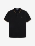 Fred Perry Tonal Panel Polo Shirt