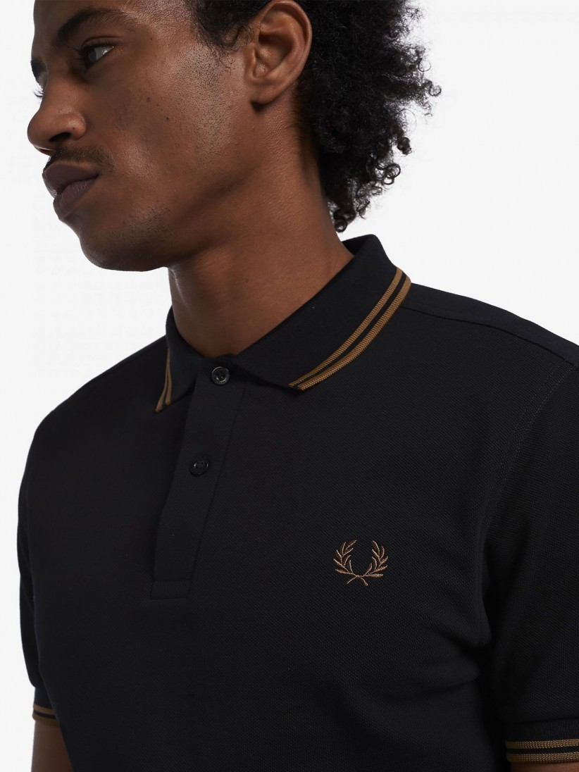 Fred Perry Tonal Panel Polo Shirt