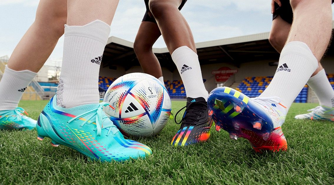 Al Rihla Pack Adidas launches football boots inspired by the official 2022 World Cup ball BZR Online