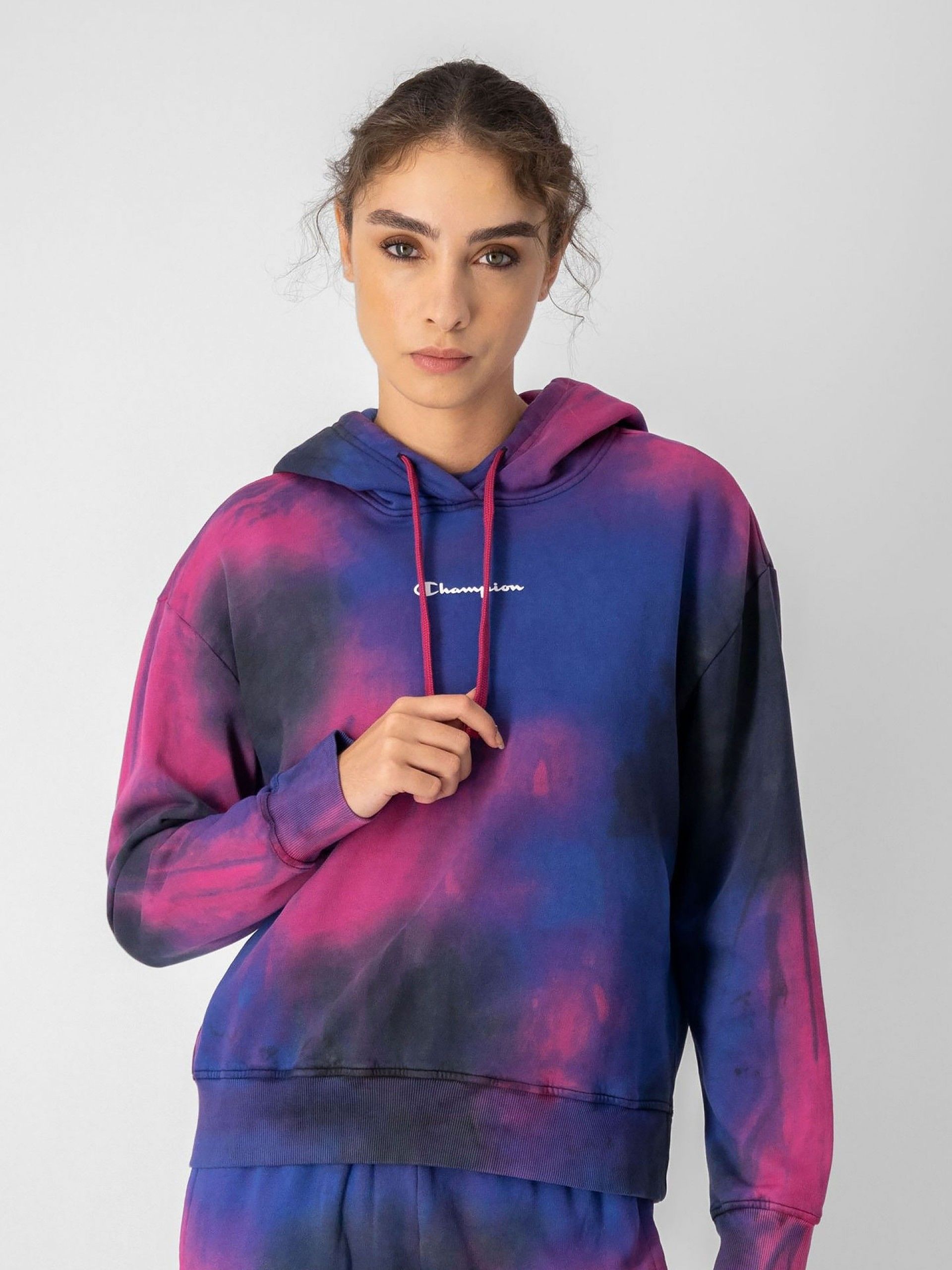 Champion Legacy Natural Tie-Dye Fleece Hoodie