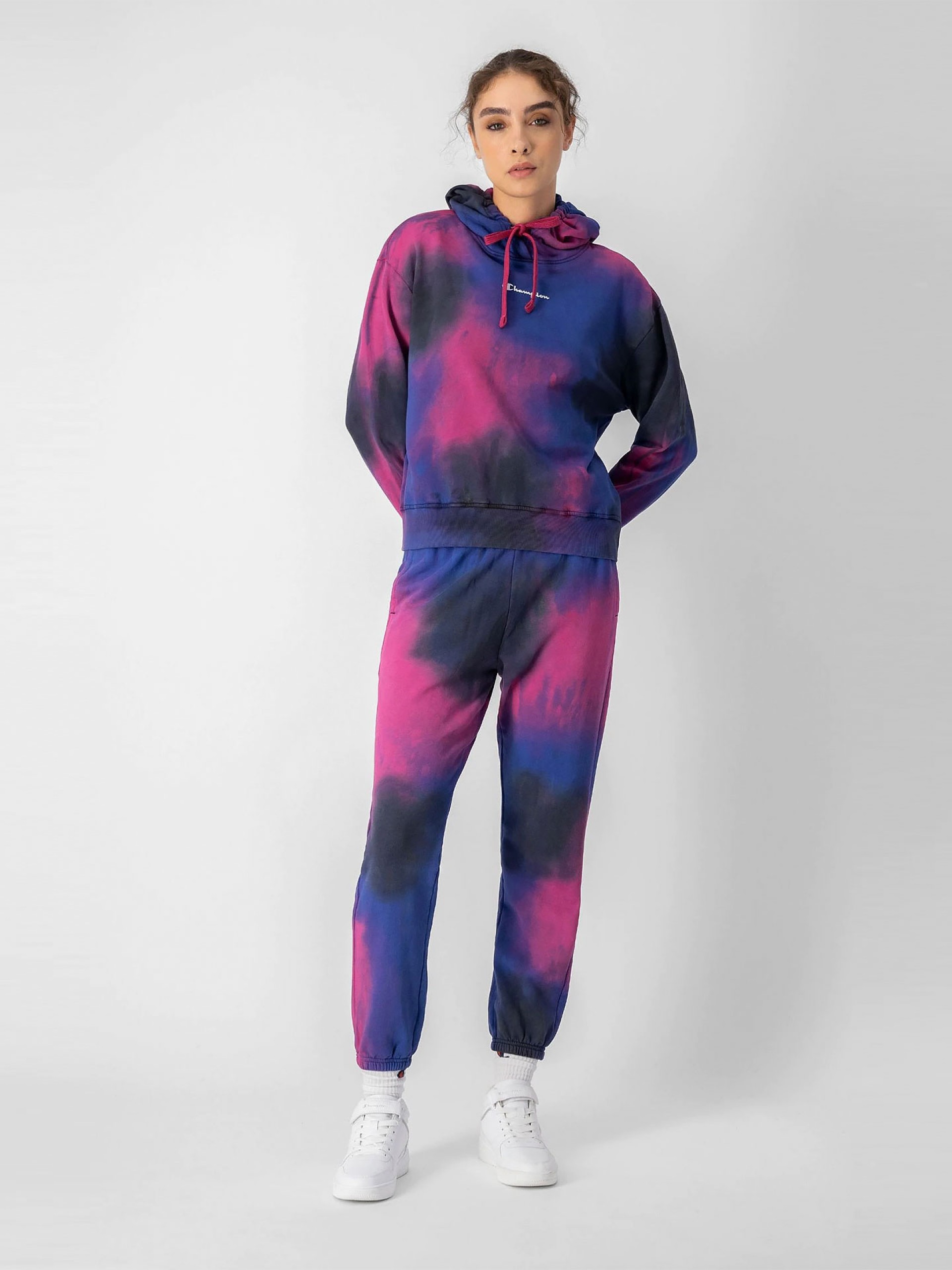 Champion Legacy Natural Tie-Dye Fleece Hoodie