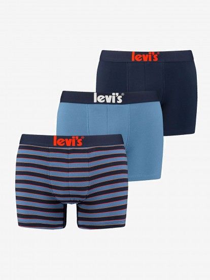 Levis Giftbox Multicolor Stripe Brief Boxers