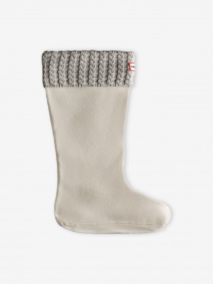 Hunter Recycled Mini Cable Tall Socks