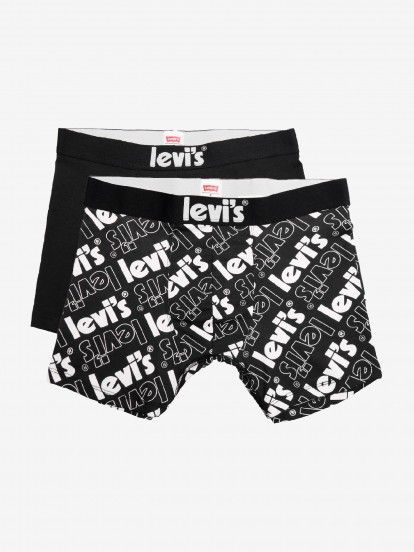 Levis Poster Logo All Over Print Boxers