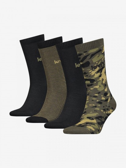 Levis Giftbox Regular Cut Camo Apache Socks