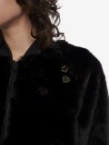 Casaco Fred Perry Amy Winehouse Heart Detail Faux Fur