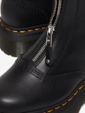 Dr. Martens Jetta Zipped Black Sendal Leather Boots