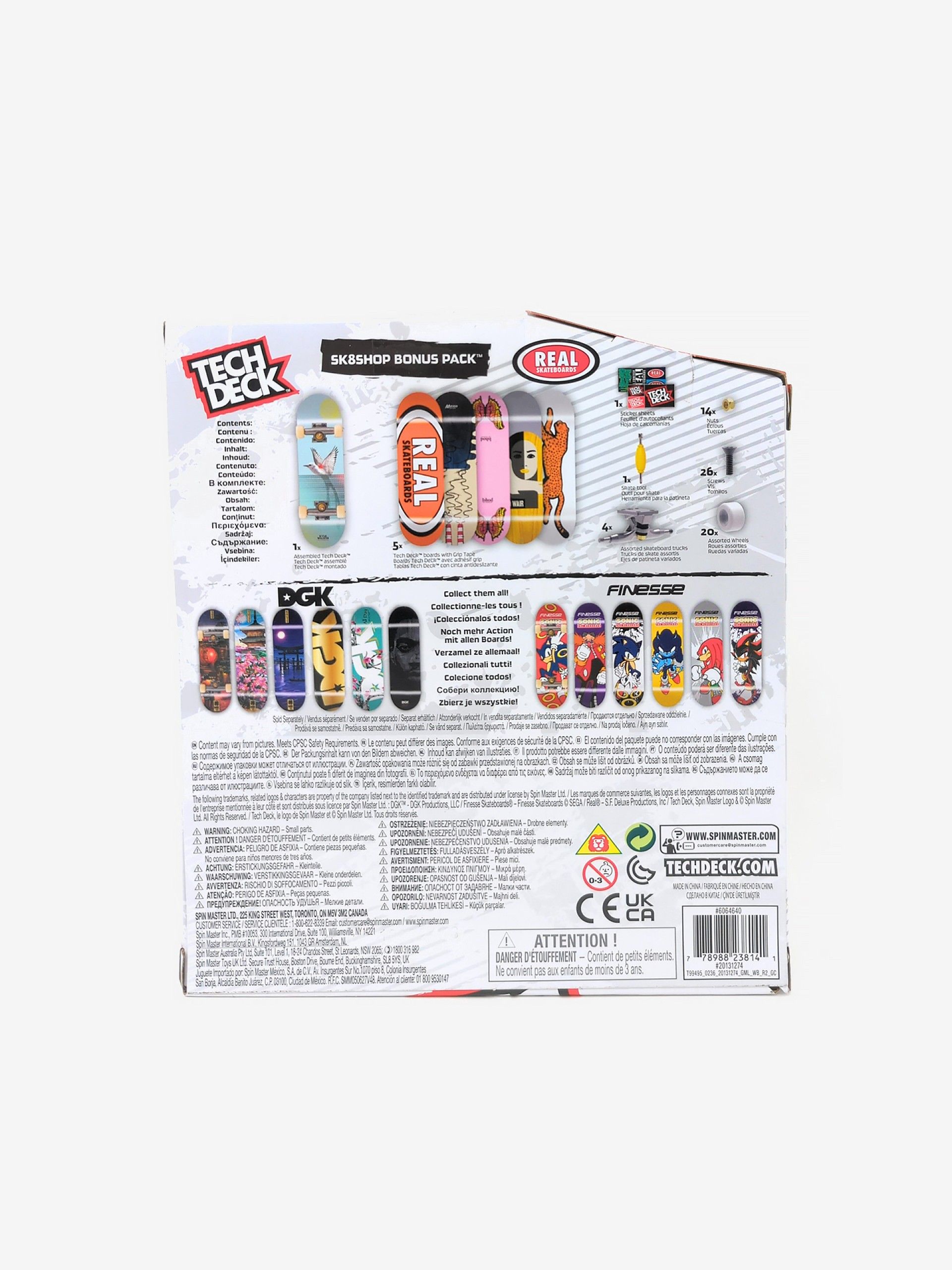 Pack Fingerboards Tech Deck Skate Shop Bonus