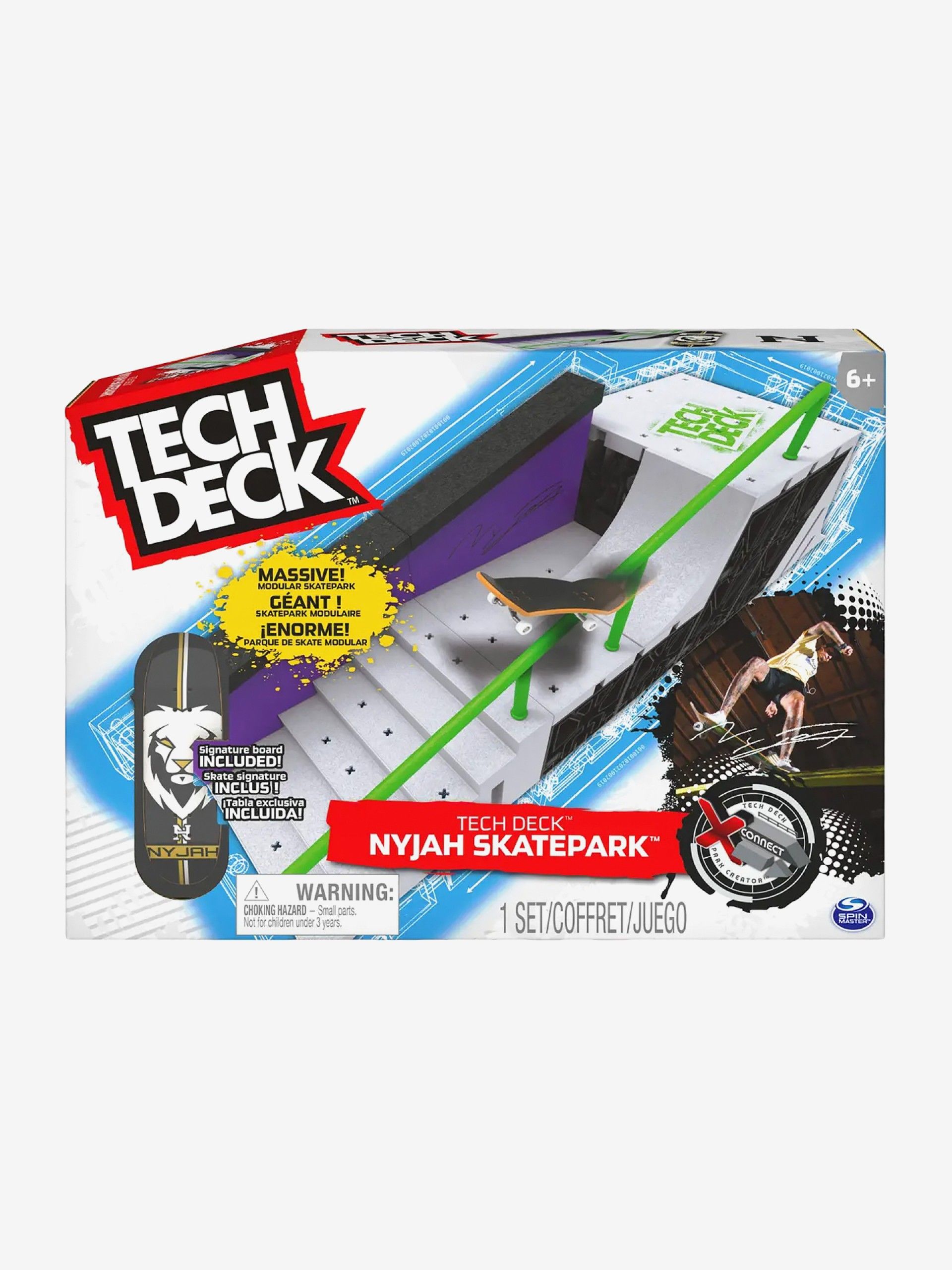 Rampa Fingerboards Tech Deck Nyjah Huston Skatepark