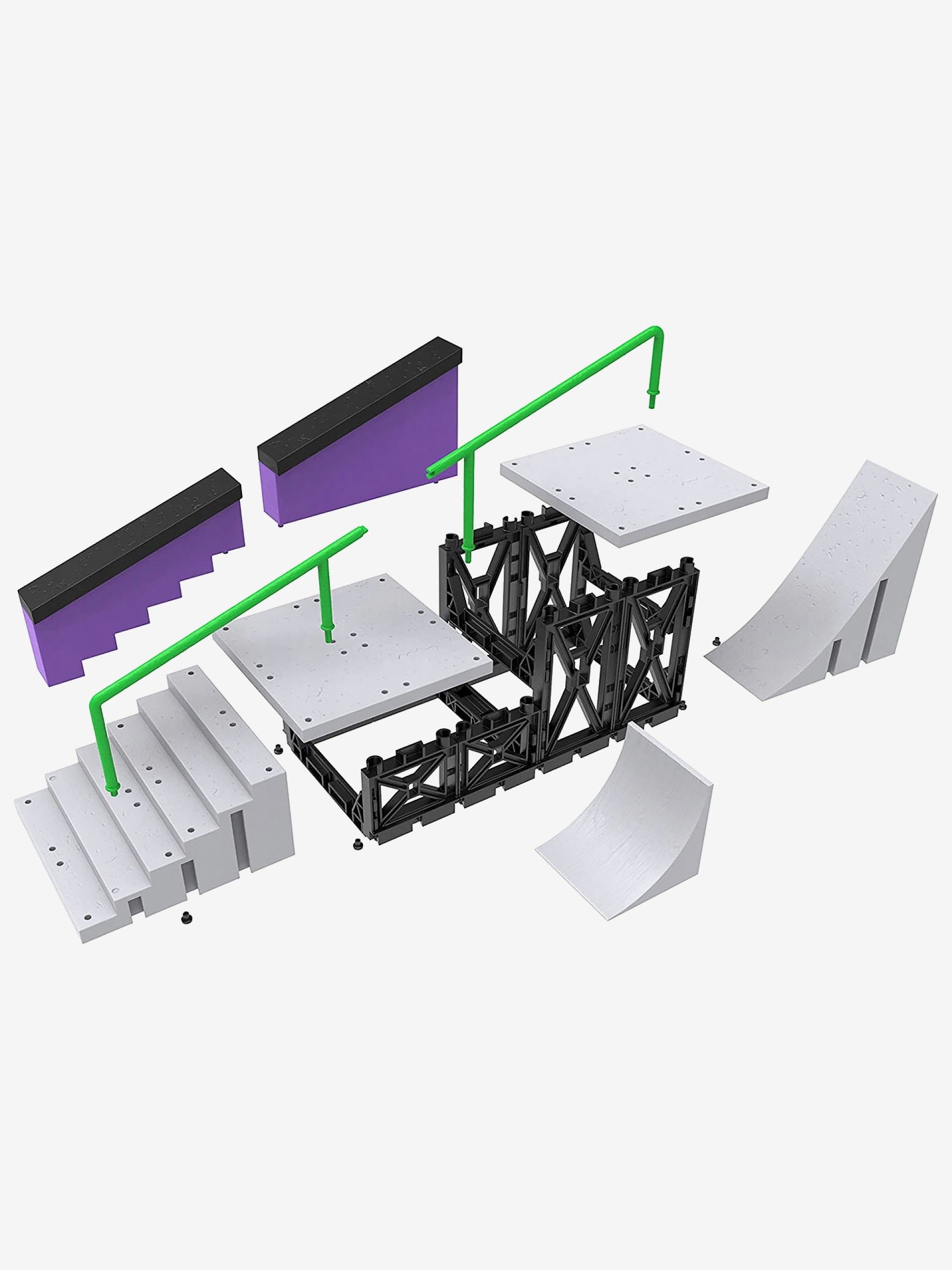 Rampa Fingerboards Tech Deck Nyjah Huston Skatepark