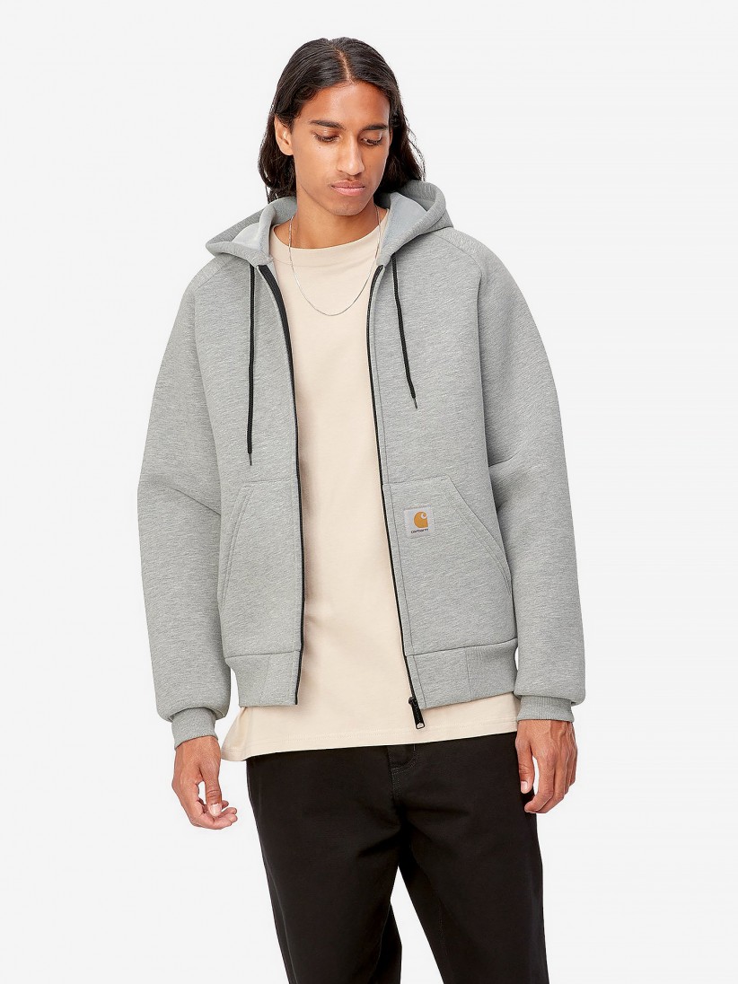 Sudadera Carhartt Car-Lux Gris Para Hombre