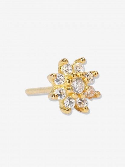 YDILIC Dainty Flower Gold Earring