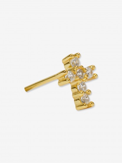 Pendiente YDILIC Cross & Gold Black