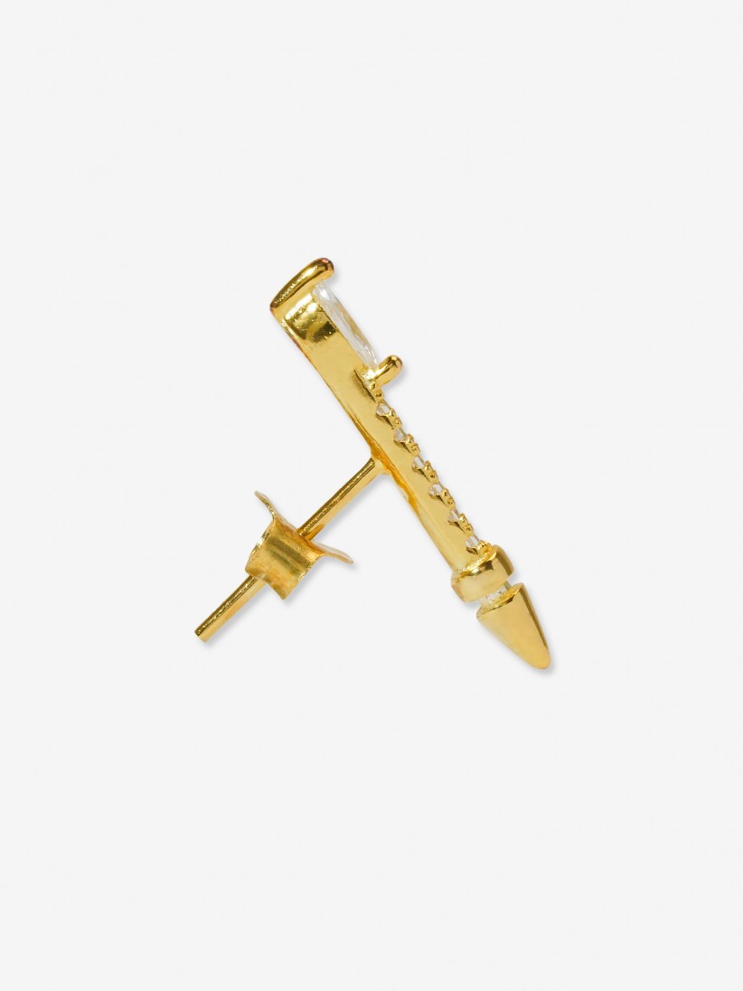 YDILIC Sparly Arrow Gold Earring