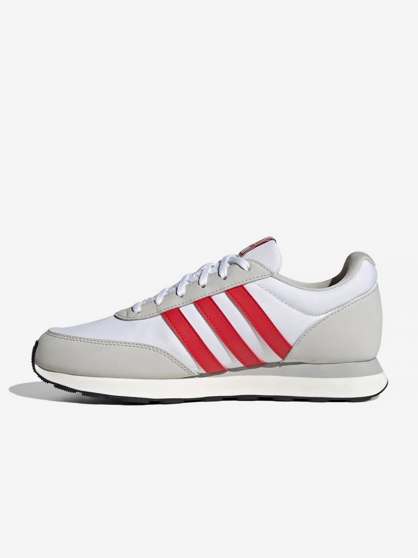 Adidas neo mens outlet v racer trainers white/blue/red