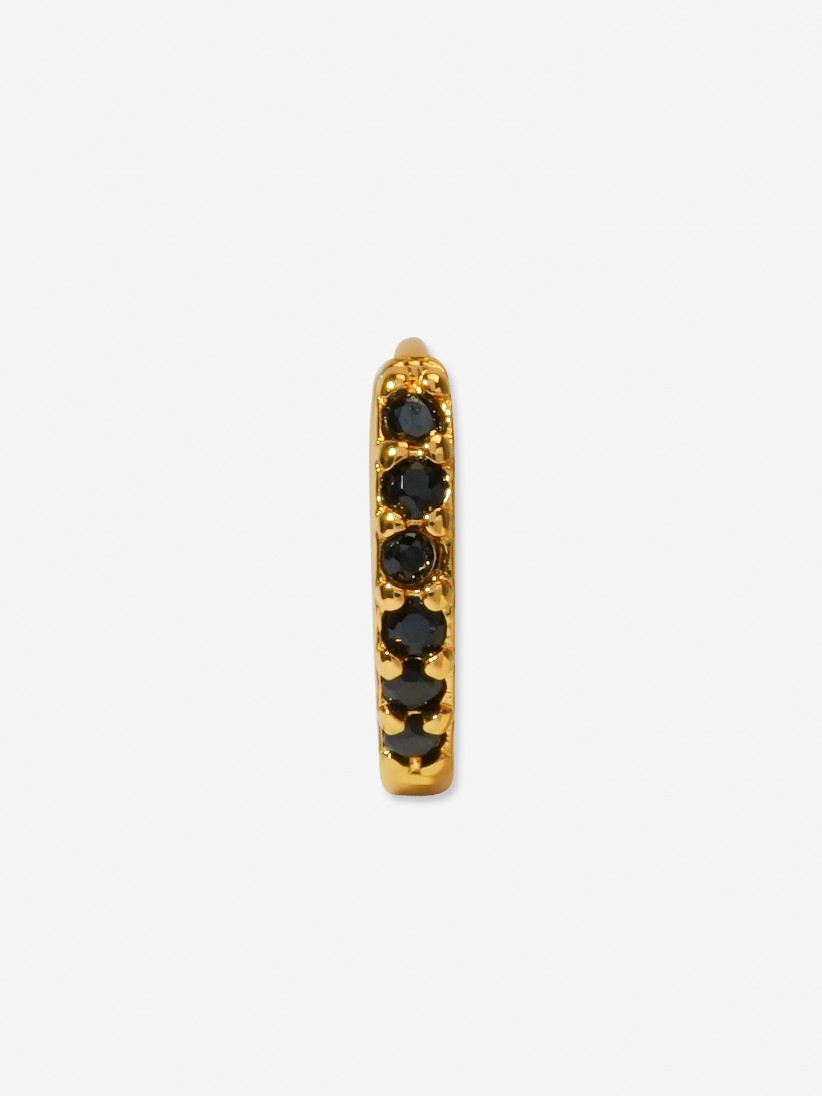 Argola YDILIC Simple & Elegant Gold Black