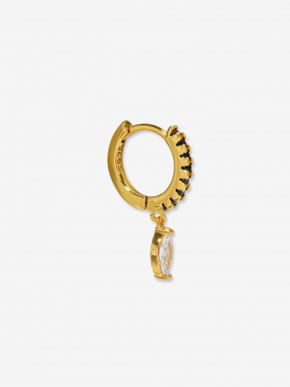 YDILIC Sublime Drop Gold Hoop