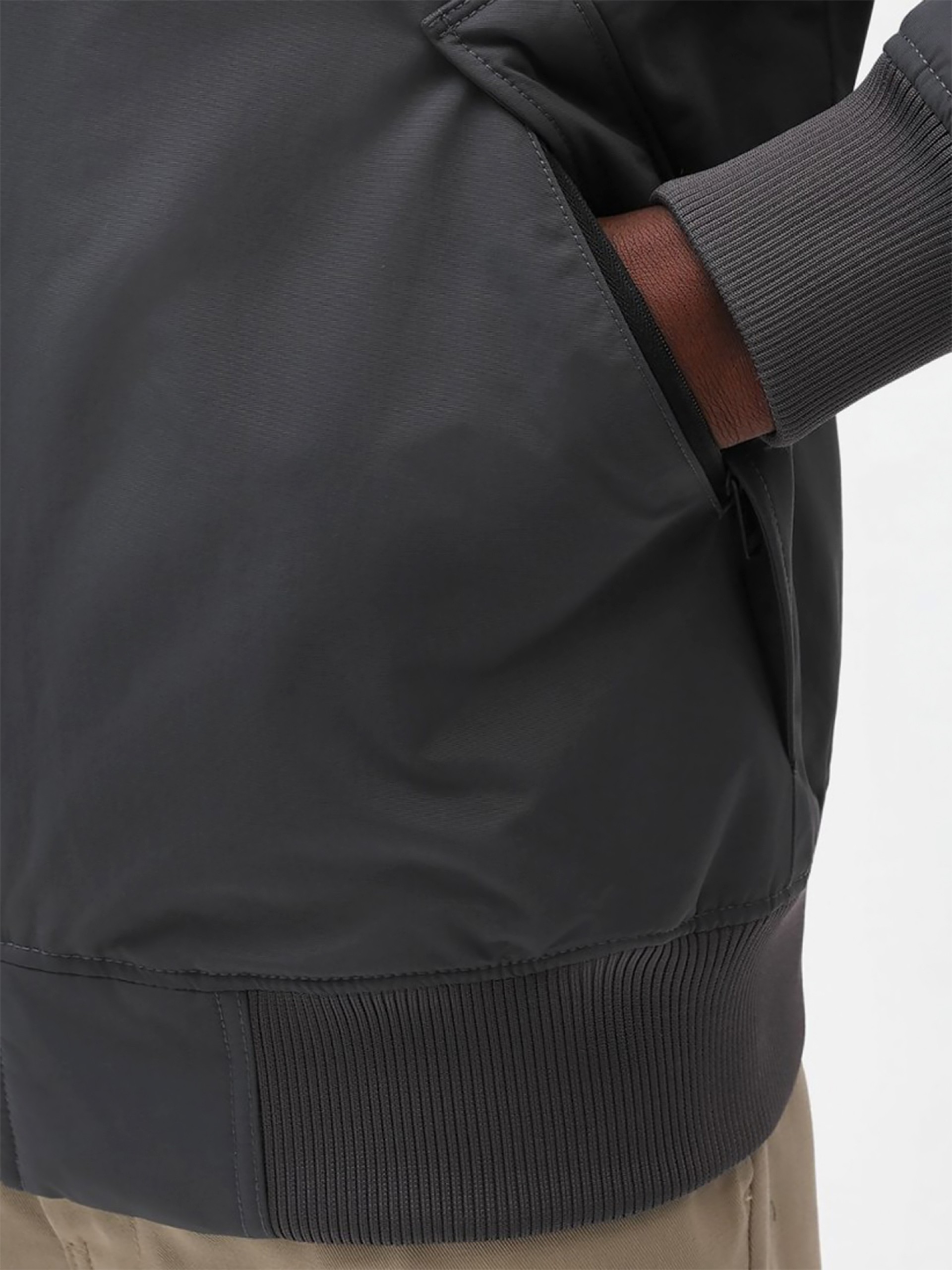 Casaco com Capuz Dickies New Sarpy Cinzento