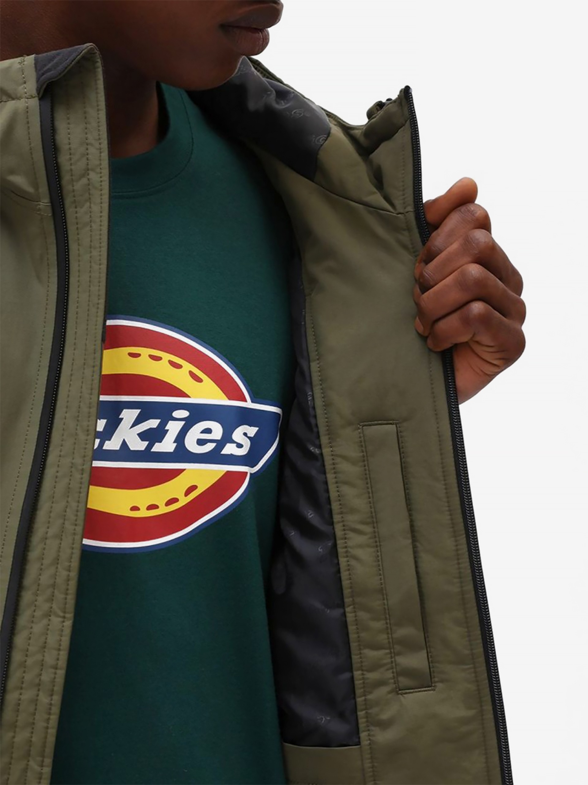 Chaqueta con Capucha Dickies New Sarpy Verde