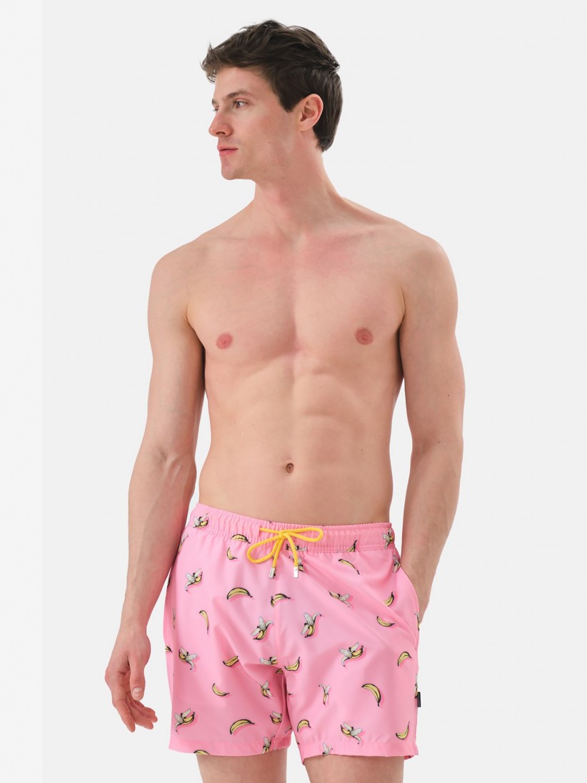 John Frank Banana Pink Swimming Shorts