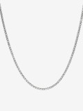 YDILIC Classic Tennis Silver Necklace