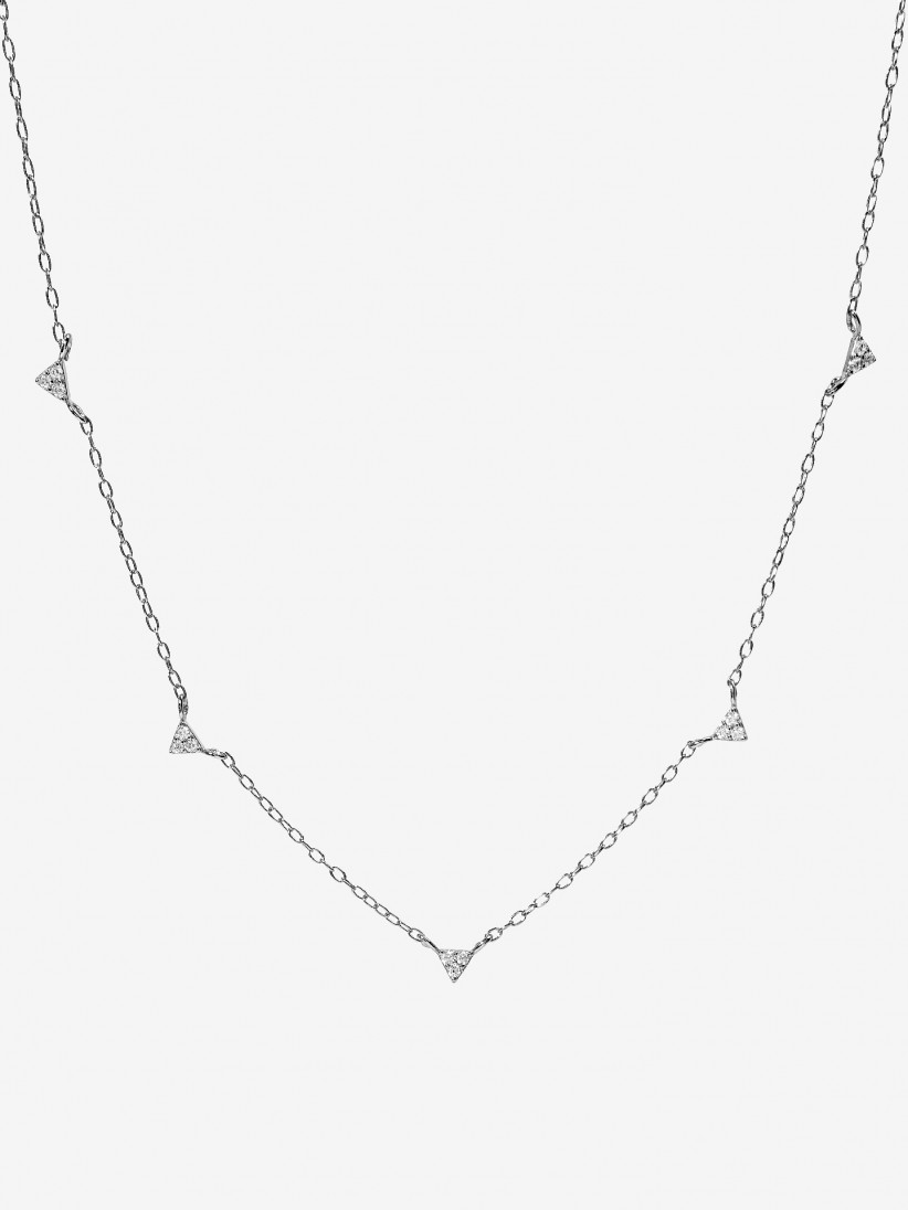 YDILIC Triangle Magic Silver Necklace