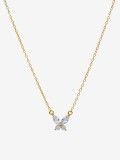 YDILIC Butterfly Flower Gold Necklace