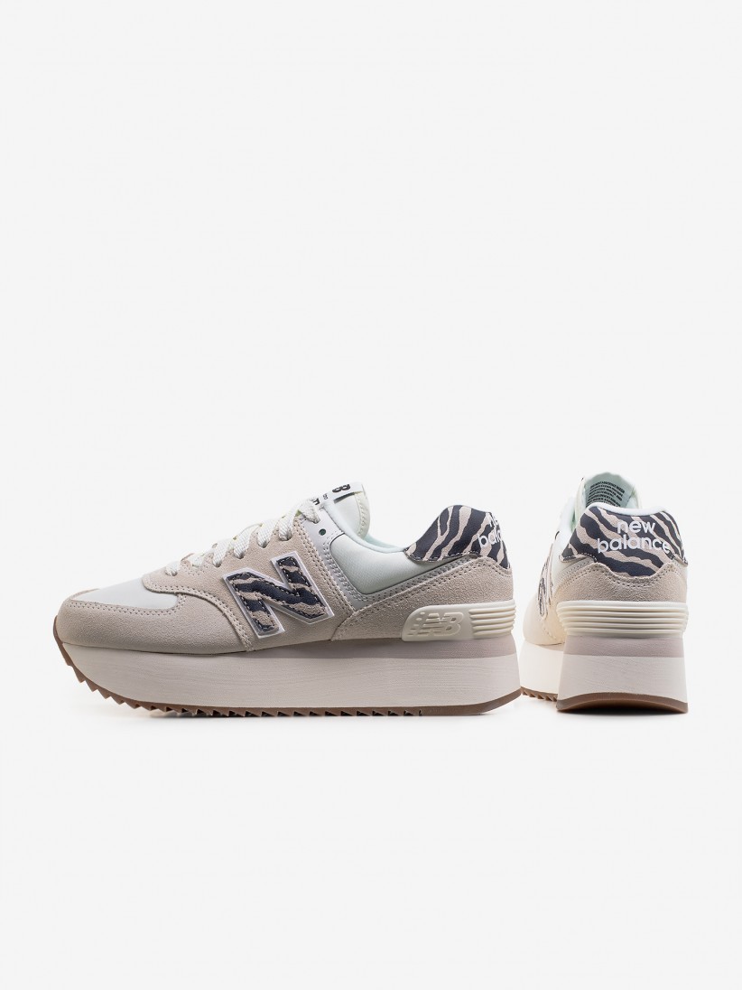 New Balance WL574+ Stacked Sneakers