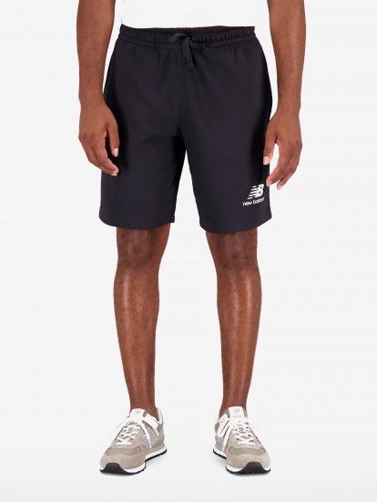New Balance Essentials Stacked Logo French Terry Shorts