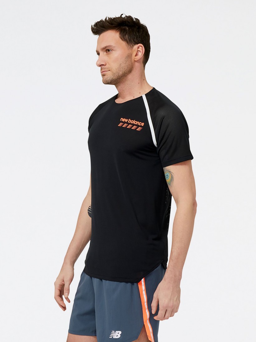 Camiseta New Balance Accelerate Pacer Short Sleeve