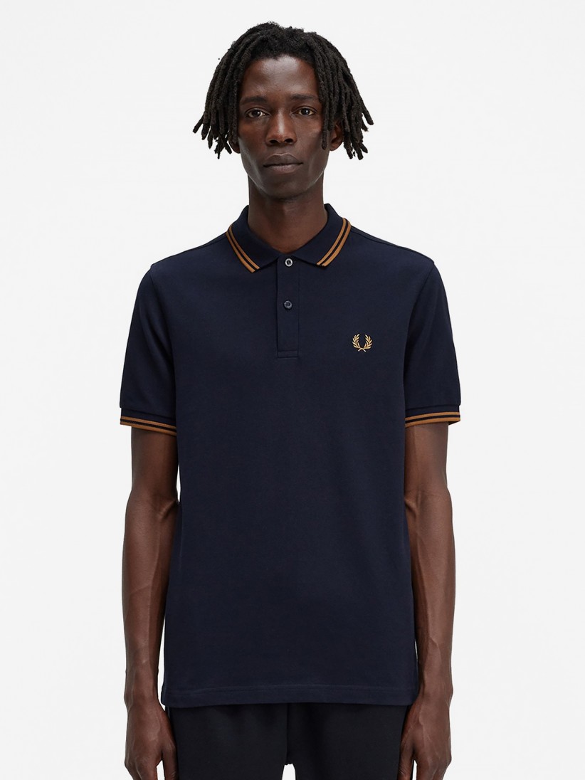 fred perry panel polo