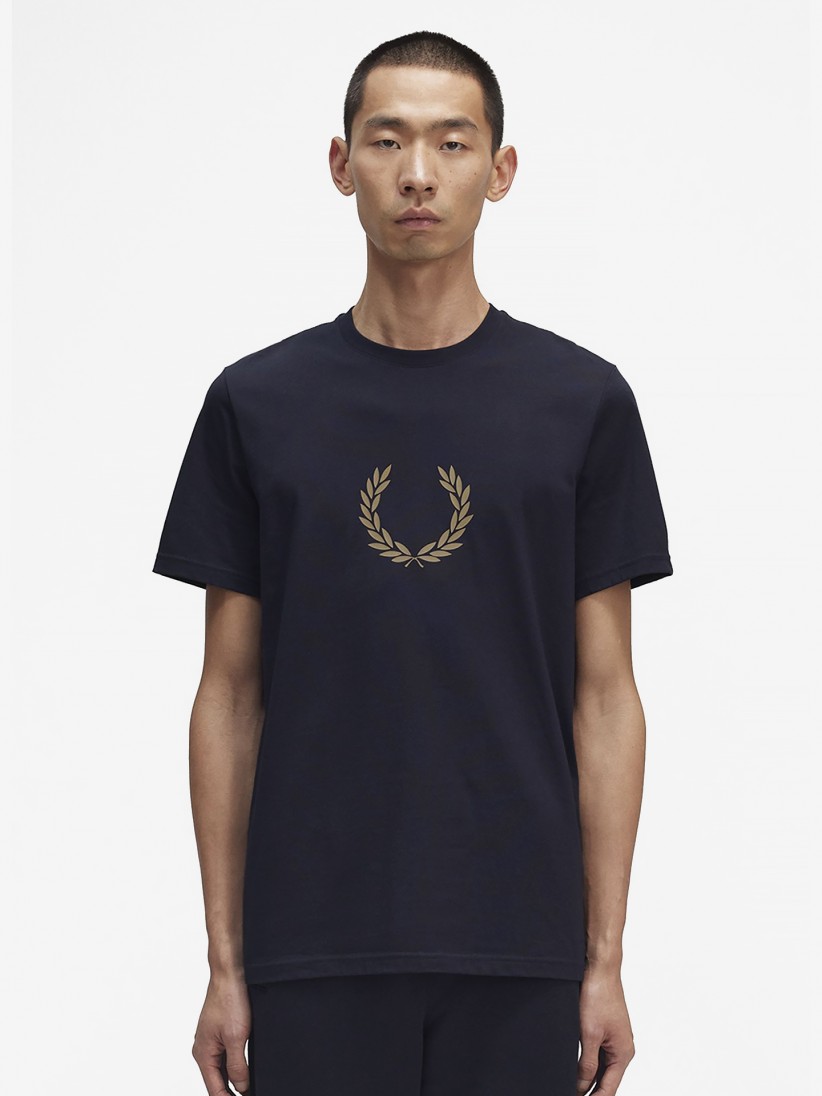 Fred Perry Laurel Wreath Graphic T-shirt - M5632-608 | BZR Online