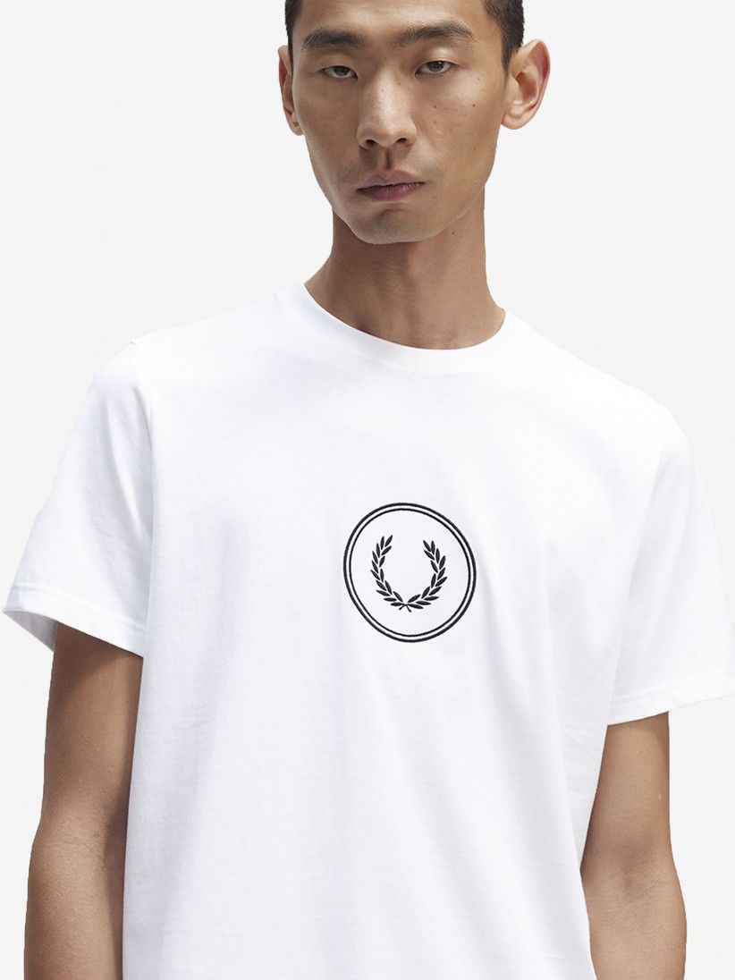 T-shirt Fred Perry Round Wreath