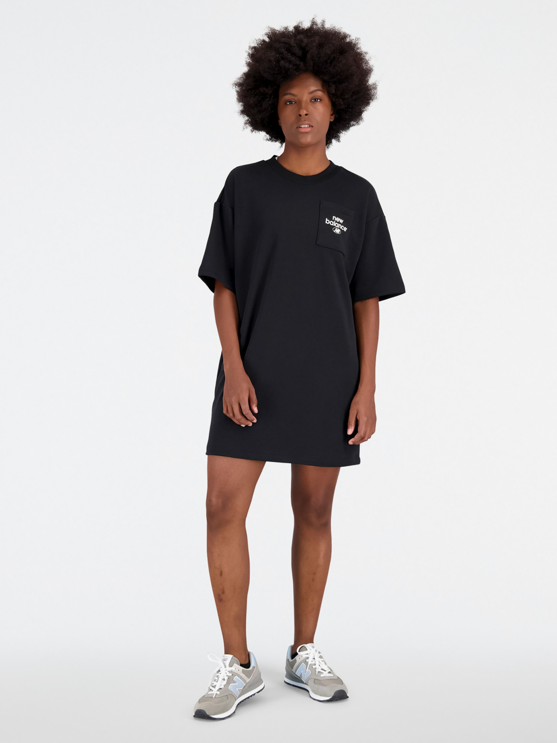 Vestido New Balance Essentials Stacked Logo