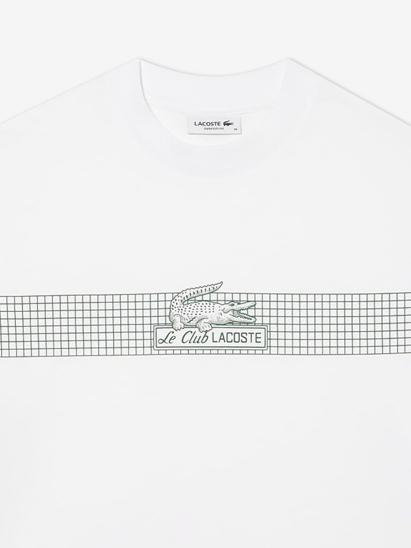 T-shirt Lacoste Loose Tennis Print