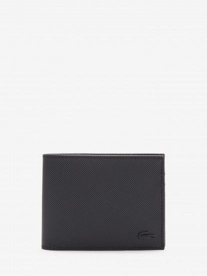 NEW! LACOSTE BLACK COW LEATHER LARGE BILLFOLD & COIN WALLET $85 SALE, Men's  Fashion, Watches & Accessories, Wallets & Card Holders on Carousell