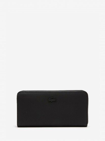 Carteira Lacoste Women's Eight Card Slot Zip