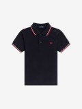 Fred Perry Twin Tipped Kids Polo Shirt