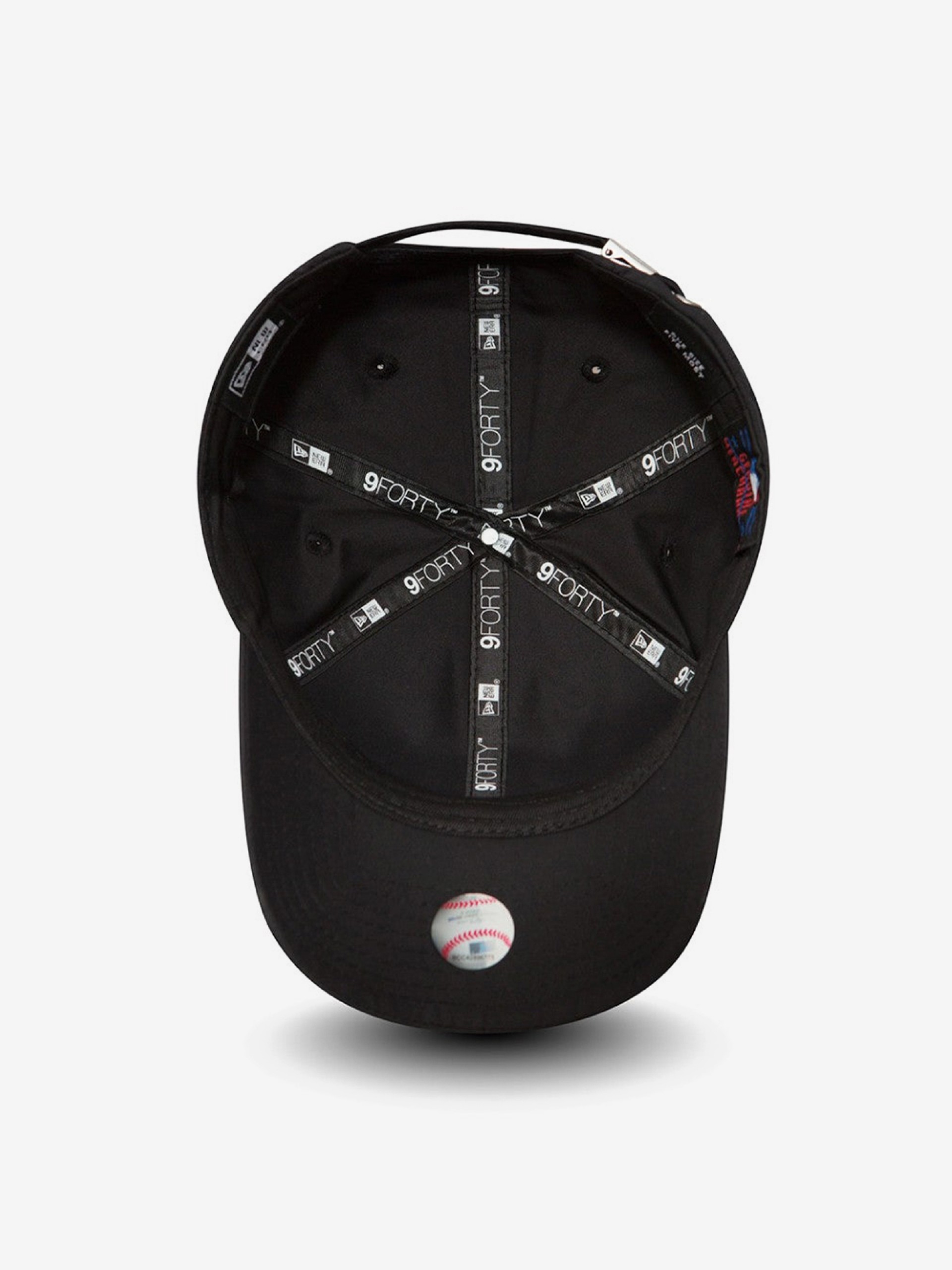 New Era MLB Flawless Logo 9FORTY Black Cap