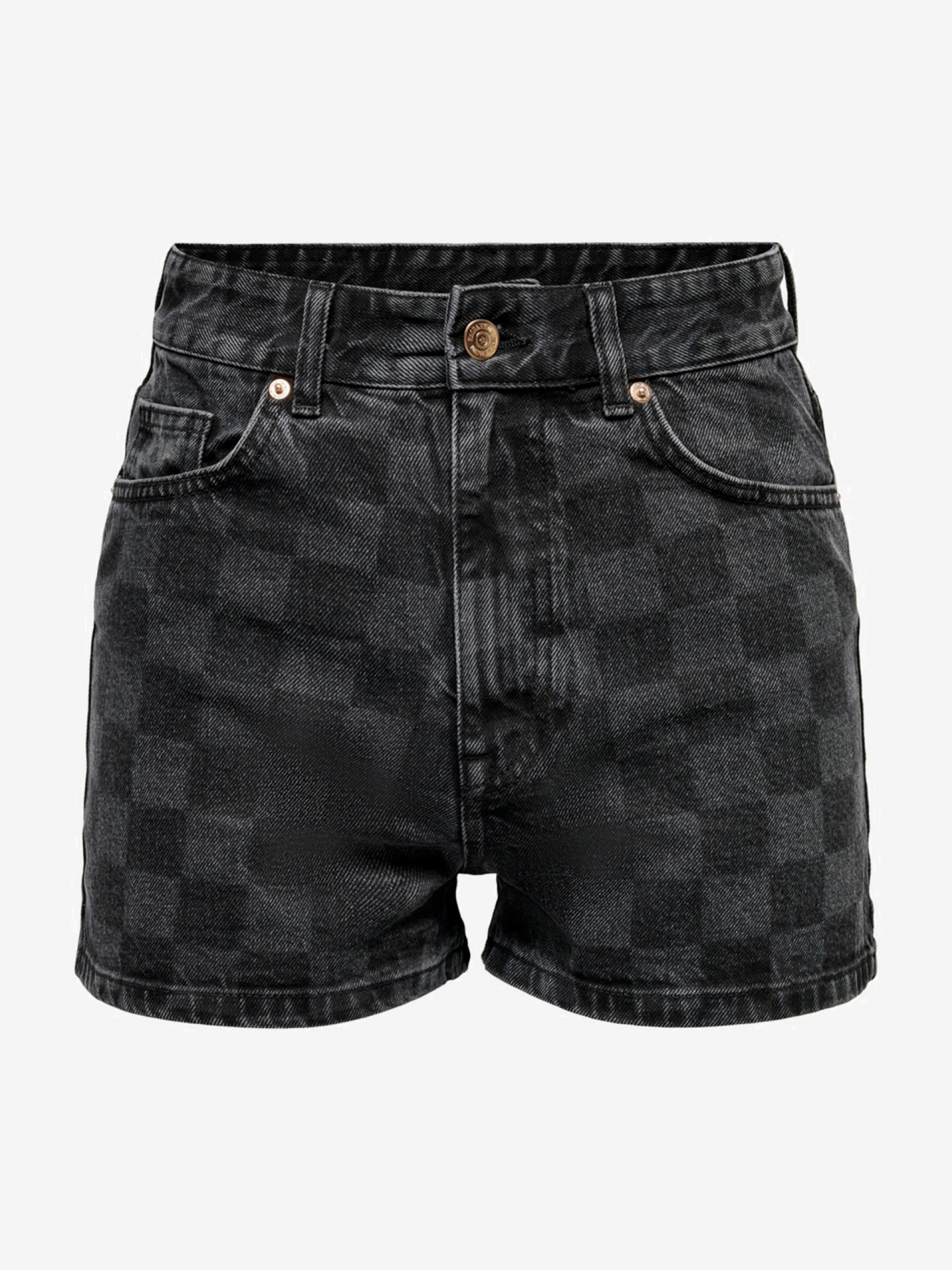 Only Neofreja Check Ex High Waist Shorts