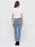 Pantalones Only ONLEmily High Waist Raw Cropped Ankle