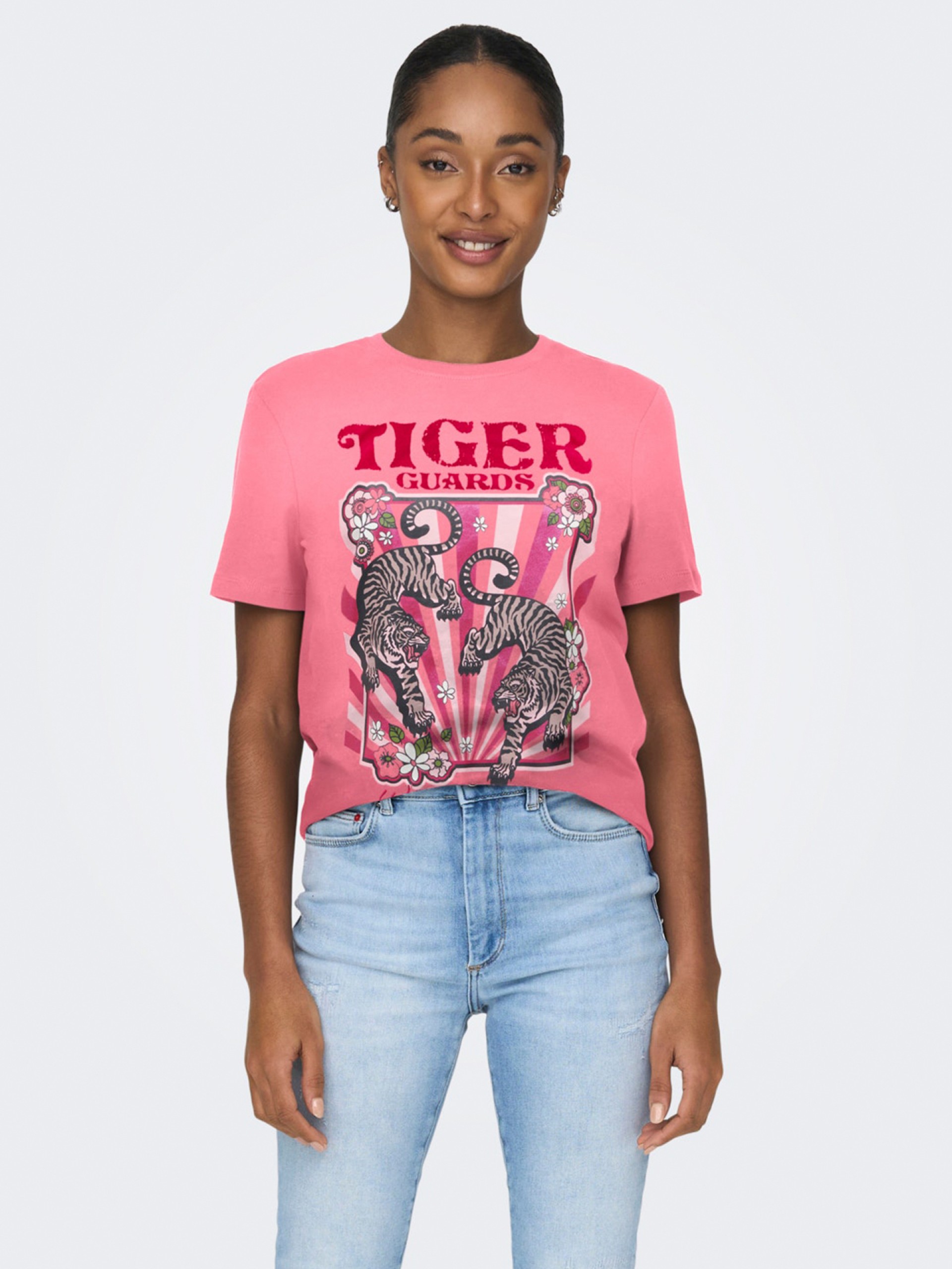 Camiseta Only ONLLenni Regular Wild Box