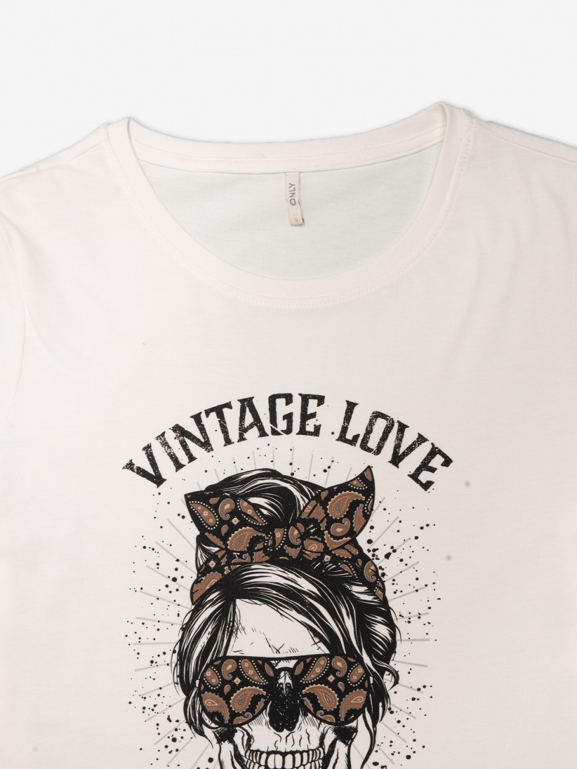 Only ONLSilvia Regular Skull T-shirt