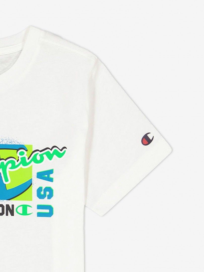 Camiseta Champion Legacy Neon Spray Kids