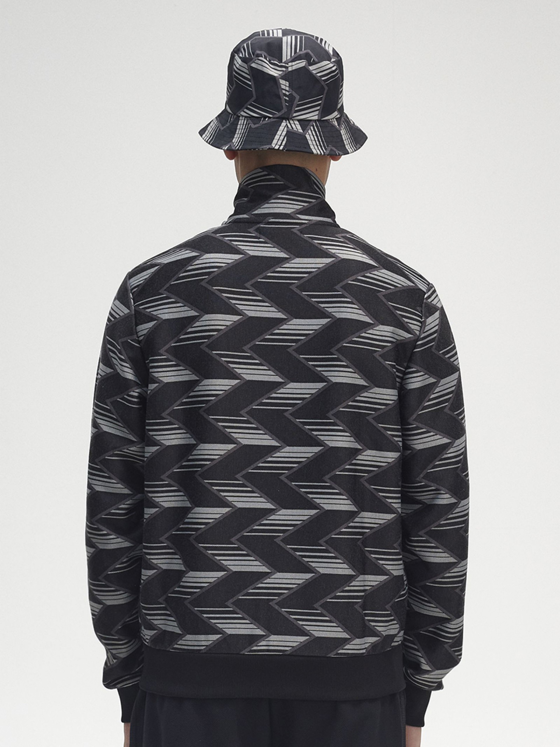 Casaco Fred Perry Chevron Striped Track