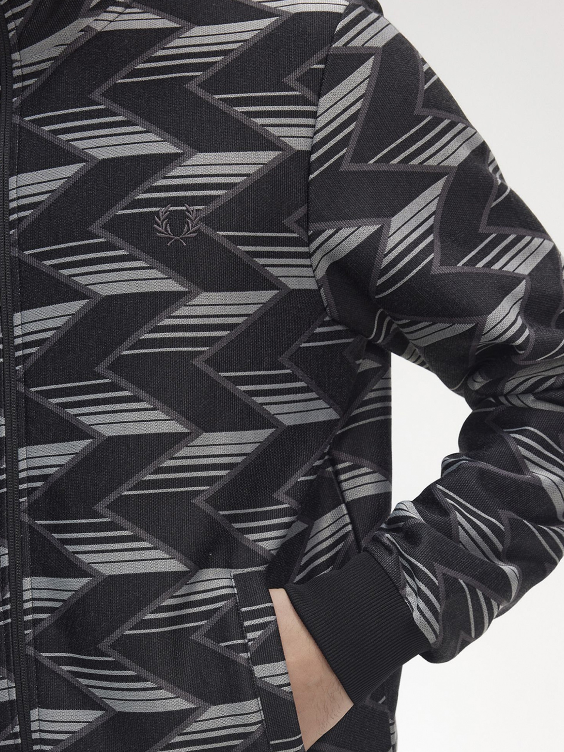 Casaco Fred Perry Chevron Striped Track