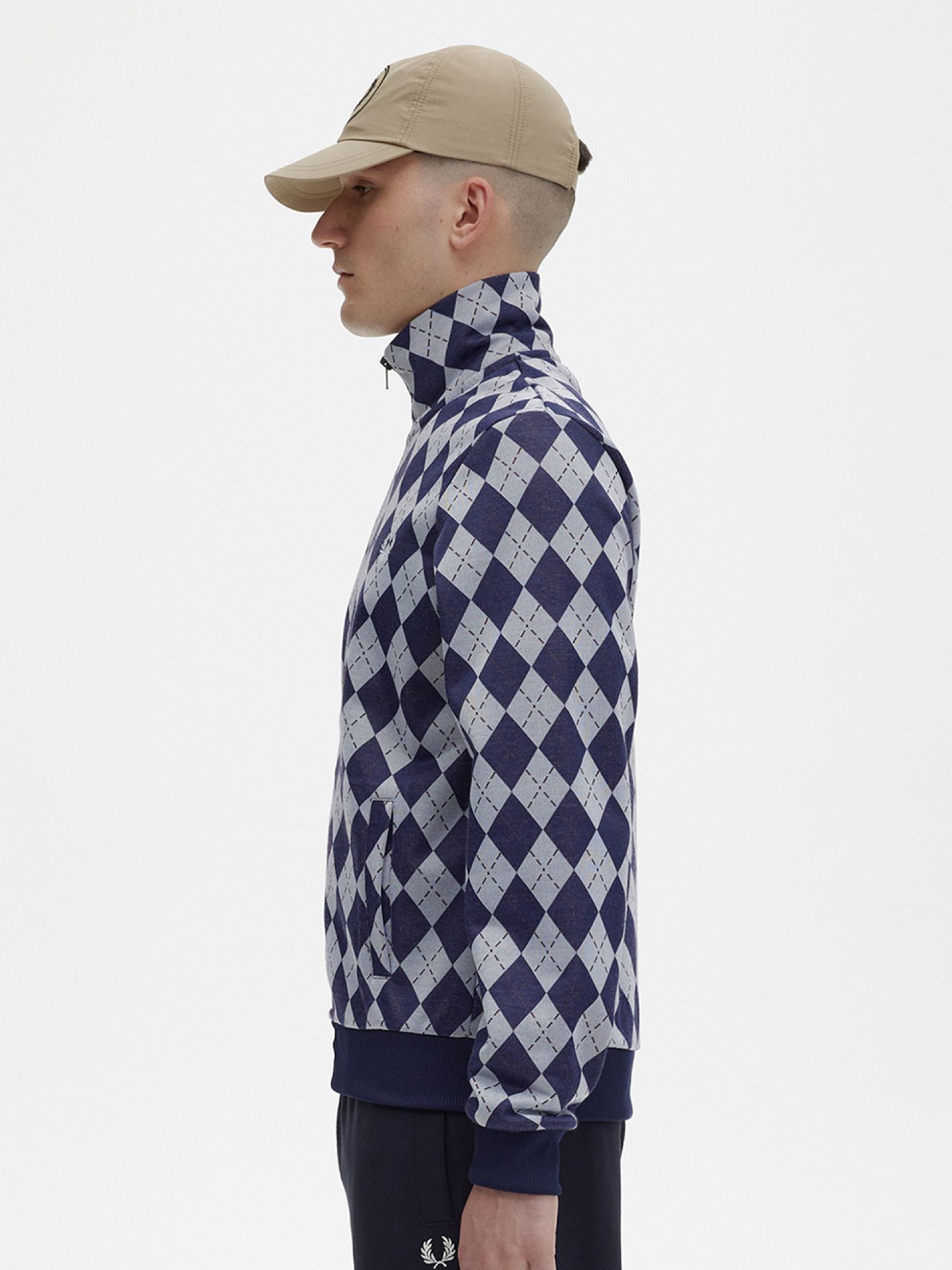 Casaco Fred Perry Argyle Track