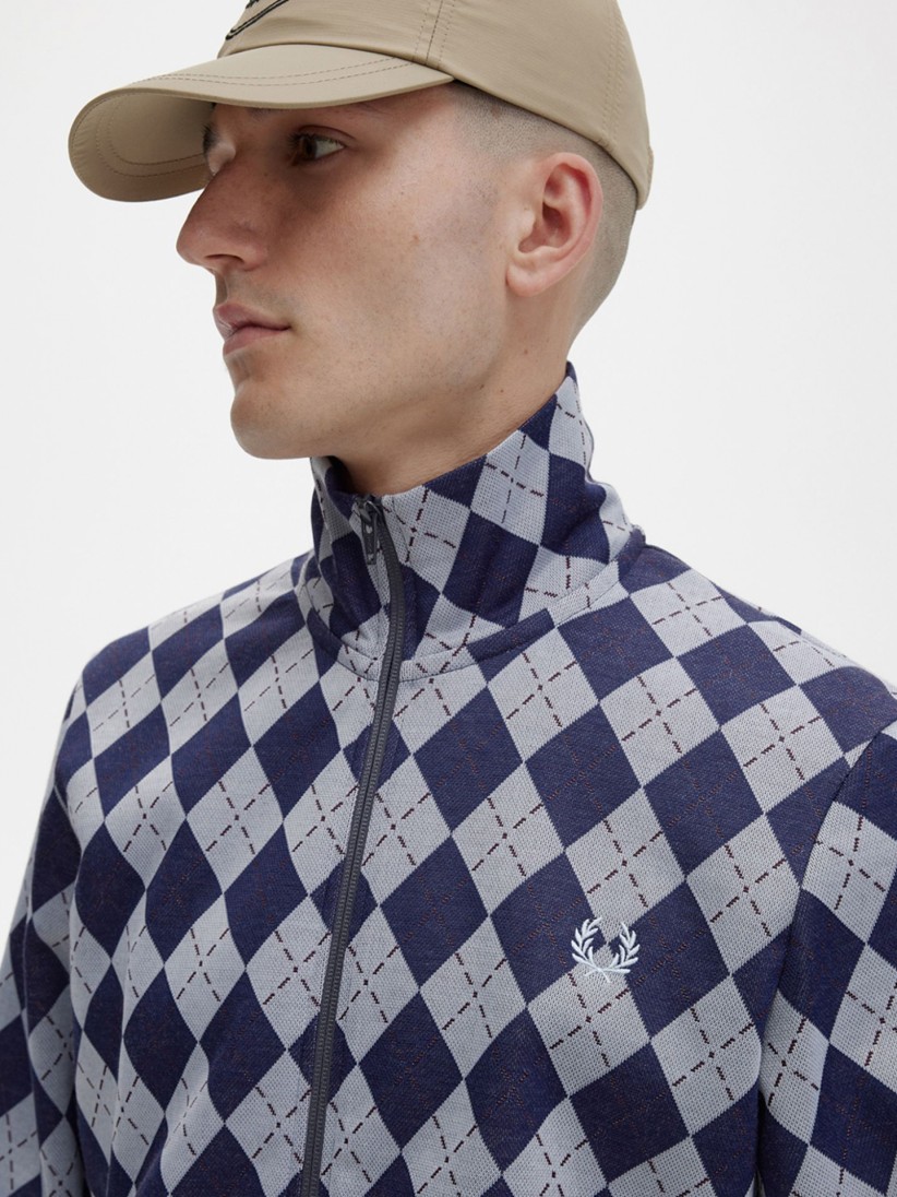 Casaco Fred Perry Argyle Track