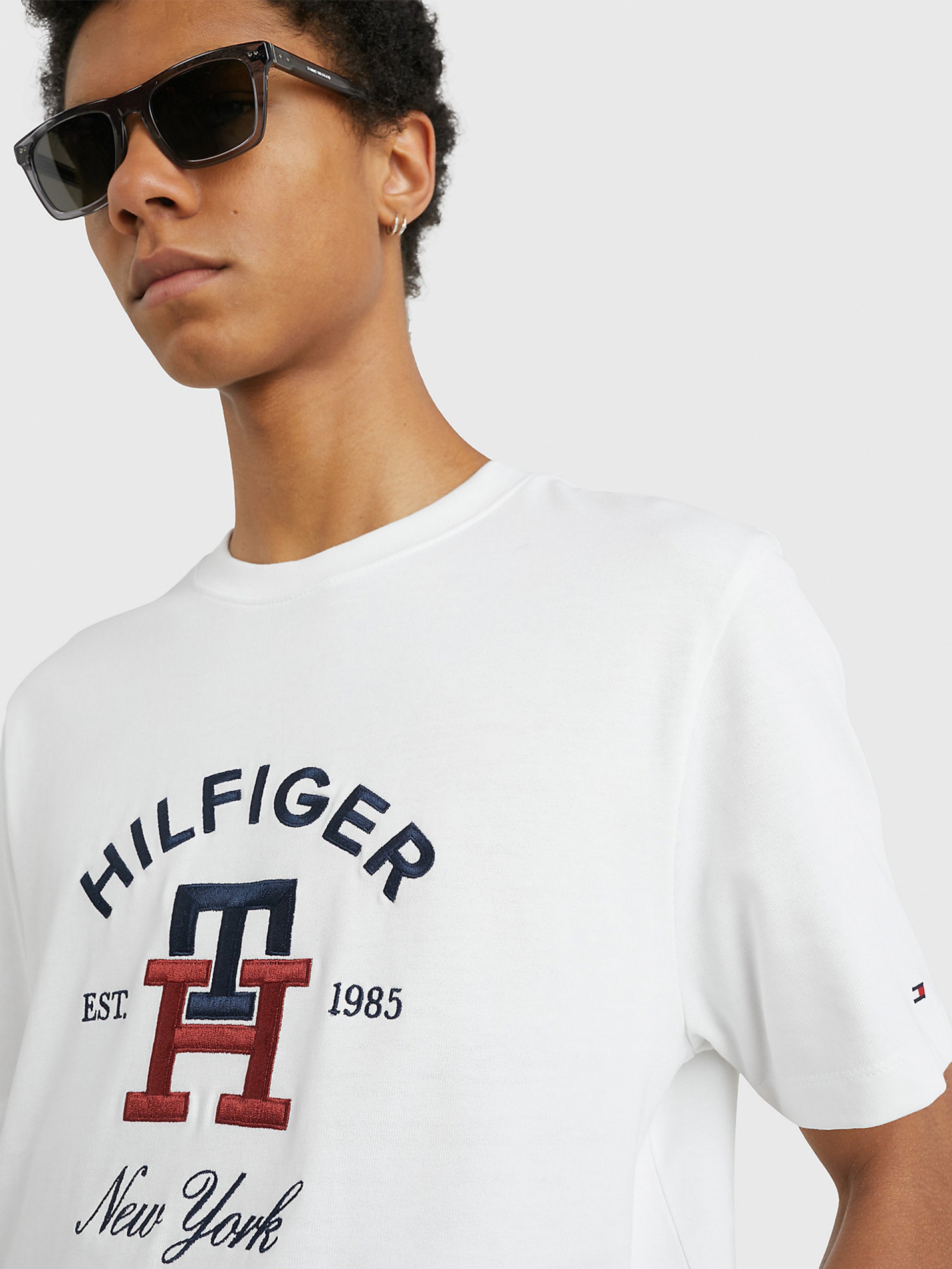 T-shirt Tommy Hilfiger Curved Embroidery Monogram