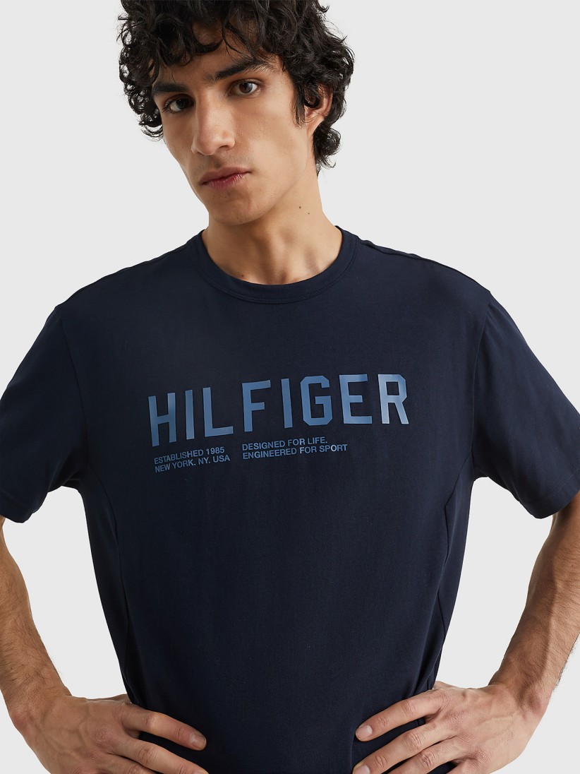 Camiseta Tommy Hilfiger Sport Logo Casual